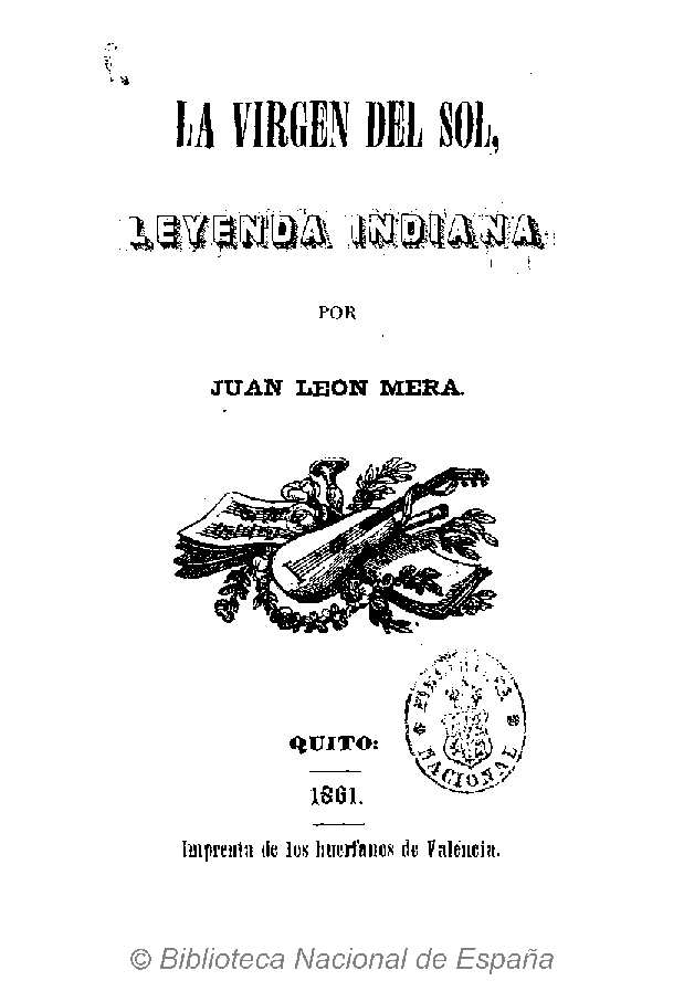 La virgen del sol, leyenda de Indiana