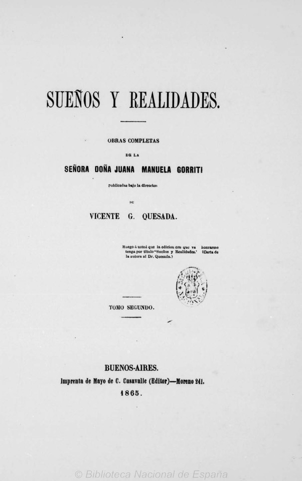 Sueños y realidades Tomo II