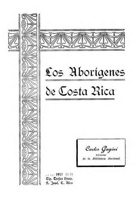 Los aborígenes de Costa Rica