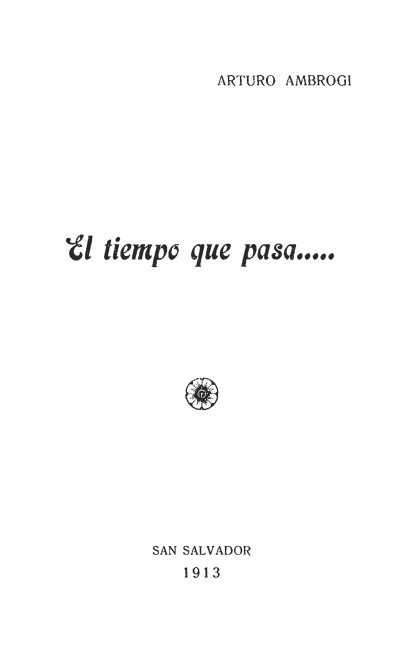El tiempo que pasa