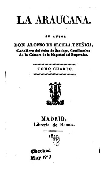 La Araucana Tomo IV