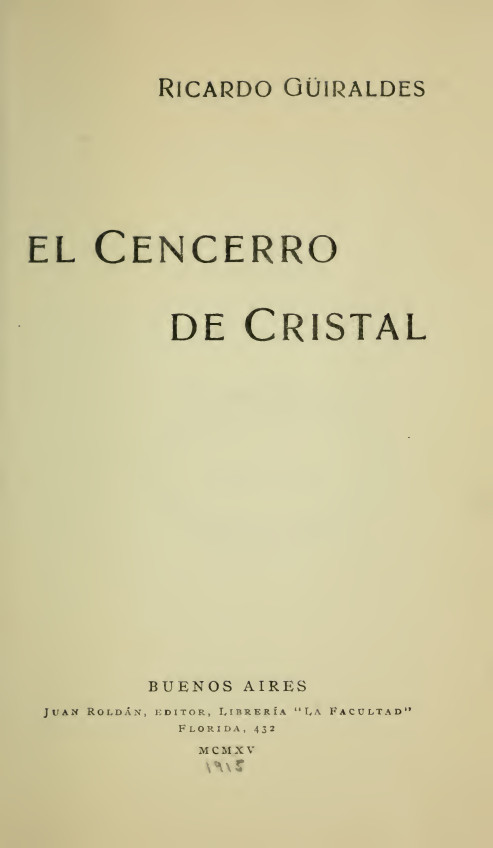 El cencerro de cristal