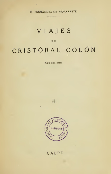 Viajes de Cristobal Colón