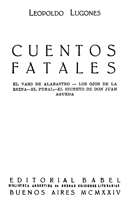 Cuentos fatales