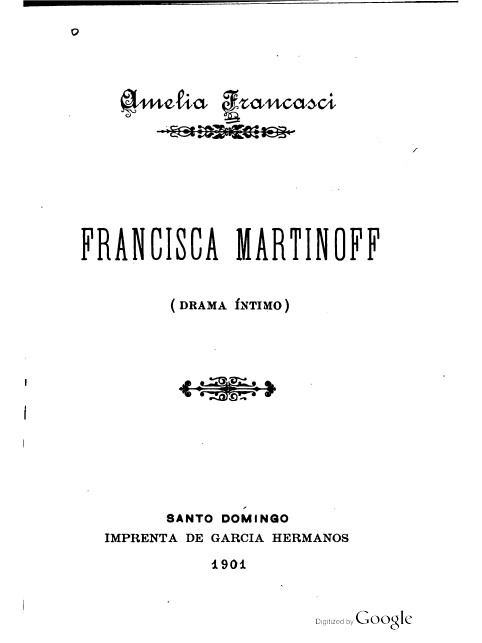 Francisca Martinoff, drama íntimo