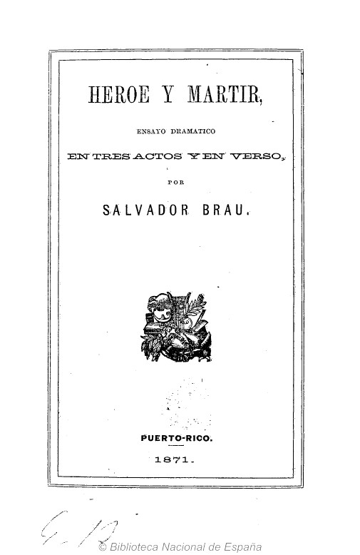 Héroe y mártir, ensayo dramático
