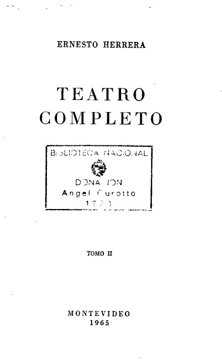Teatro completo Tomo II