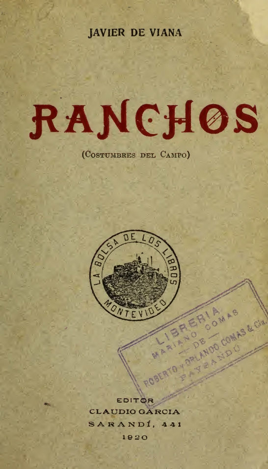 Ranchos, costumbres del campo