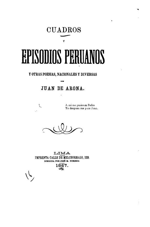 Cuadros y episodios peruanos