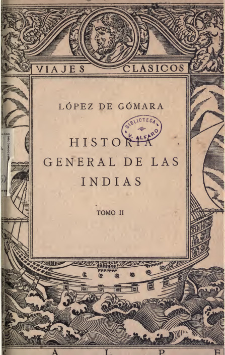 Historia general de las Indias, tomo II