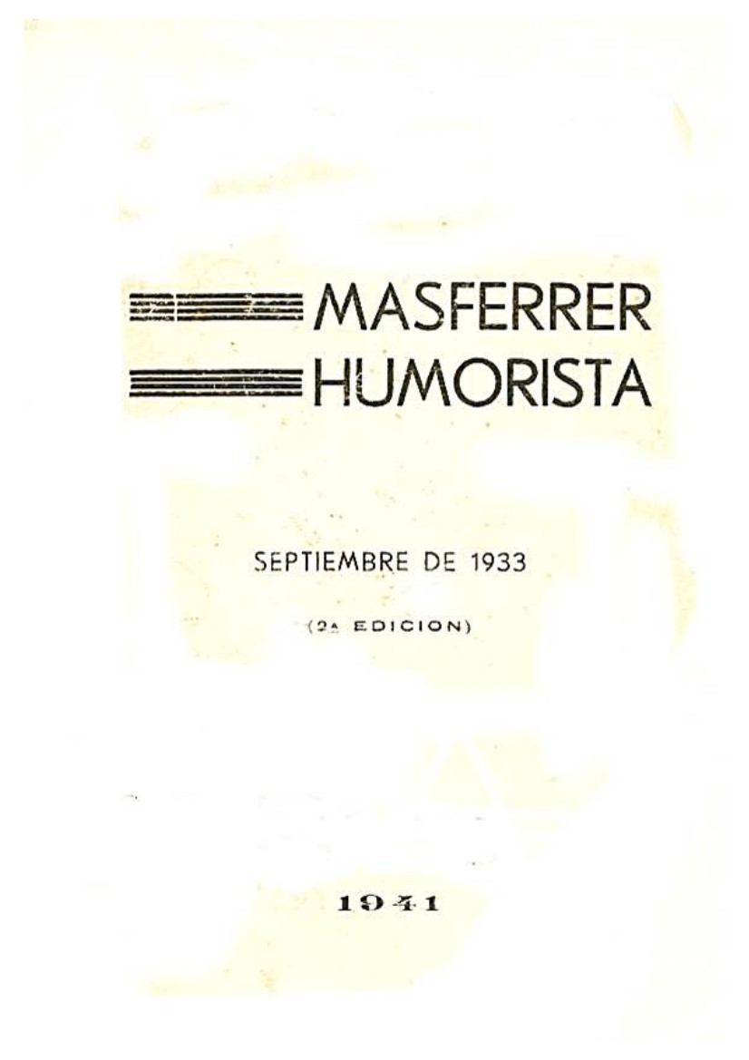 Masferrer humorista