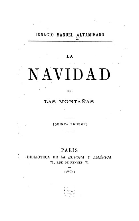 La Navidad en las montañas