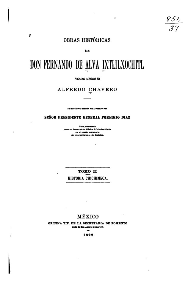 Obras históricas Tomo II
