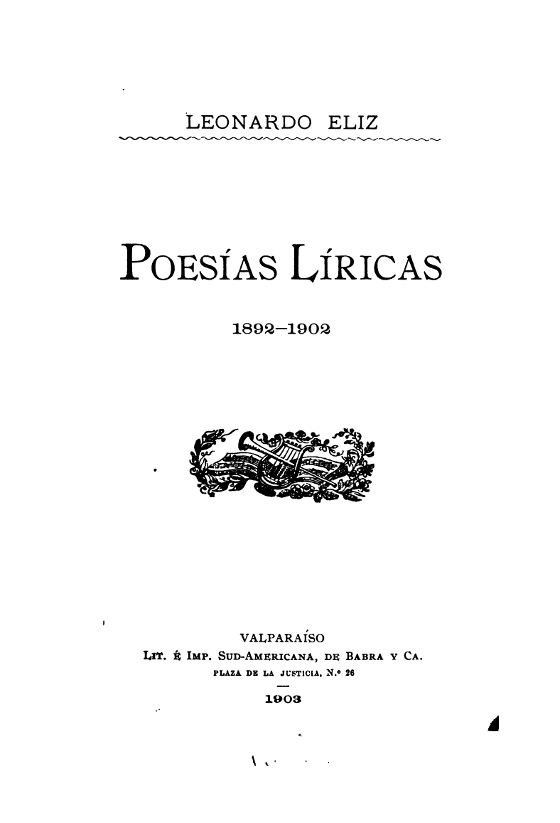 Poesías líricas