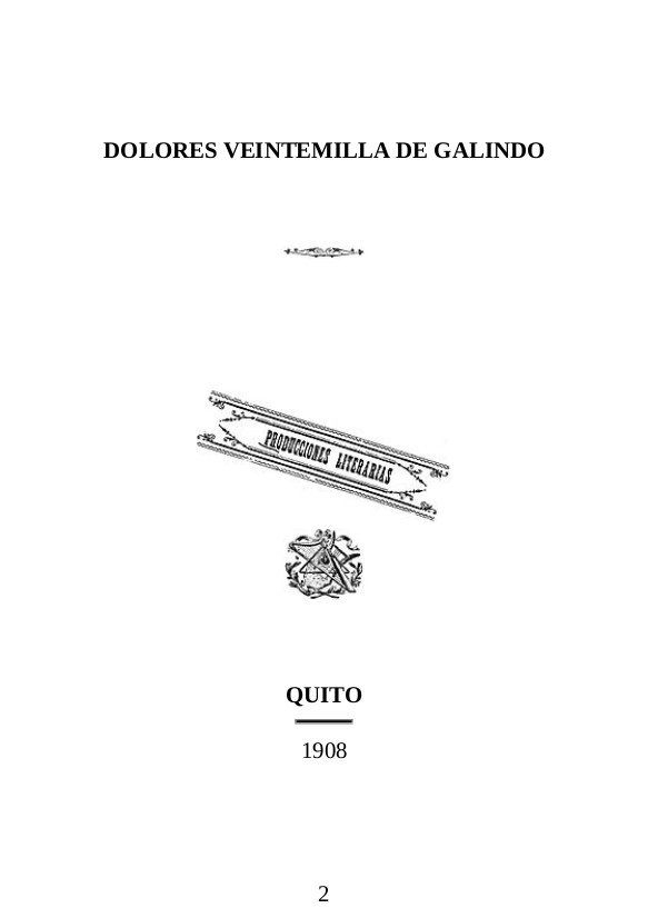 Producciones literarias