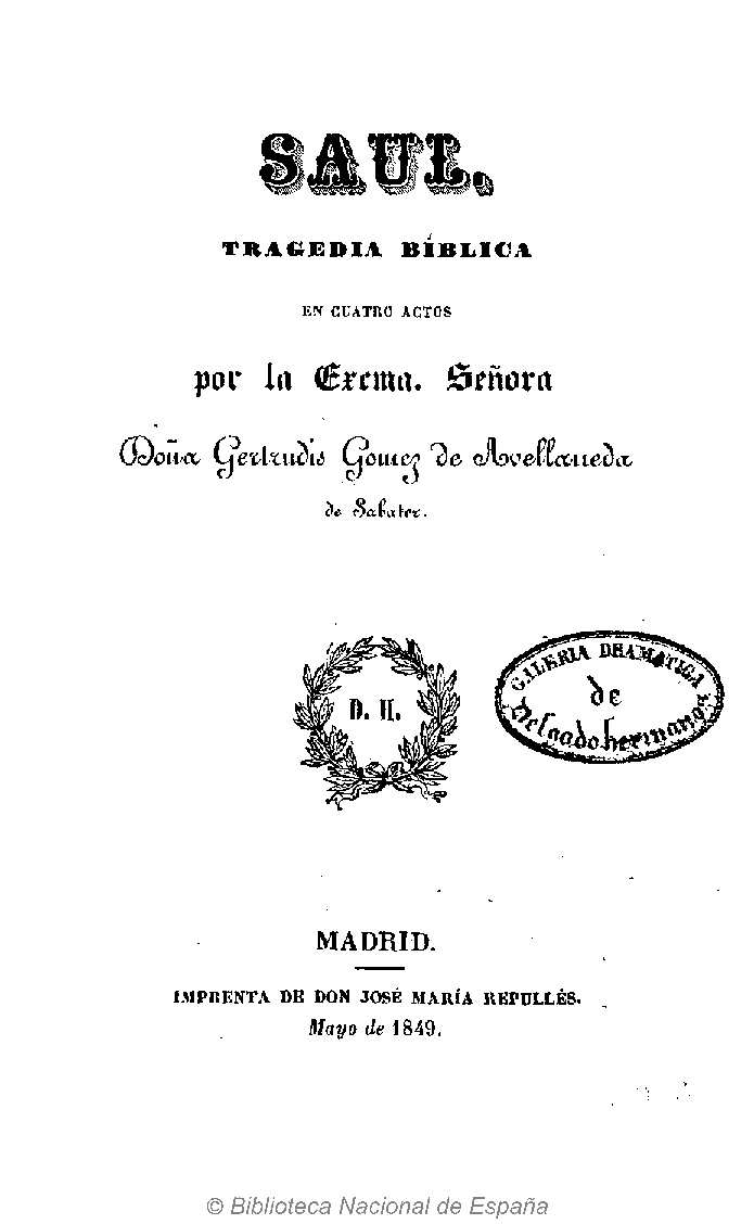 Saul, tragedia bíblica