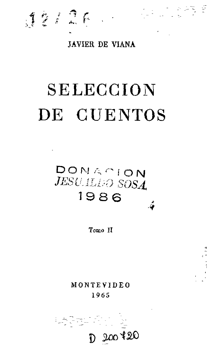 Selección de cuentos Tomo II