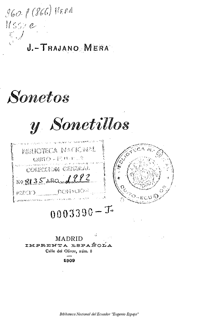 Sonetos y Sonetillos