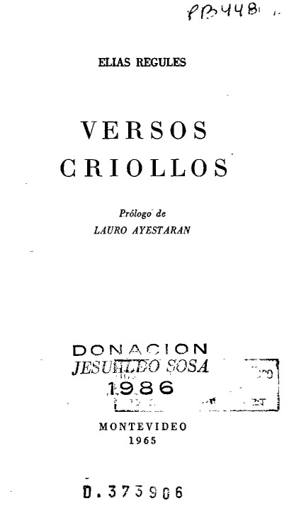 Versos criollos